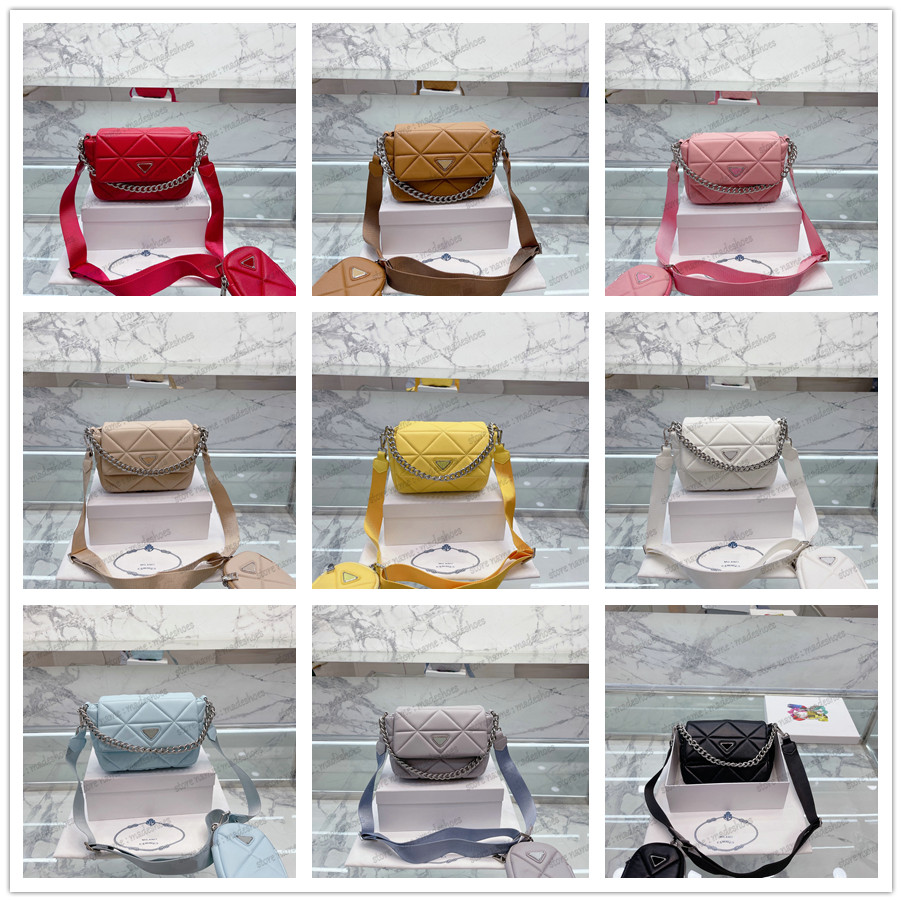 

System Diamond Quilted Leather Chain Crossbody Bag Designer Multi Message Flap Handbag Bags Luxury Womens Shoulder Purse