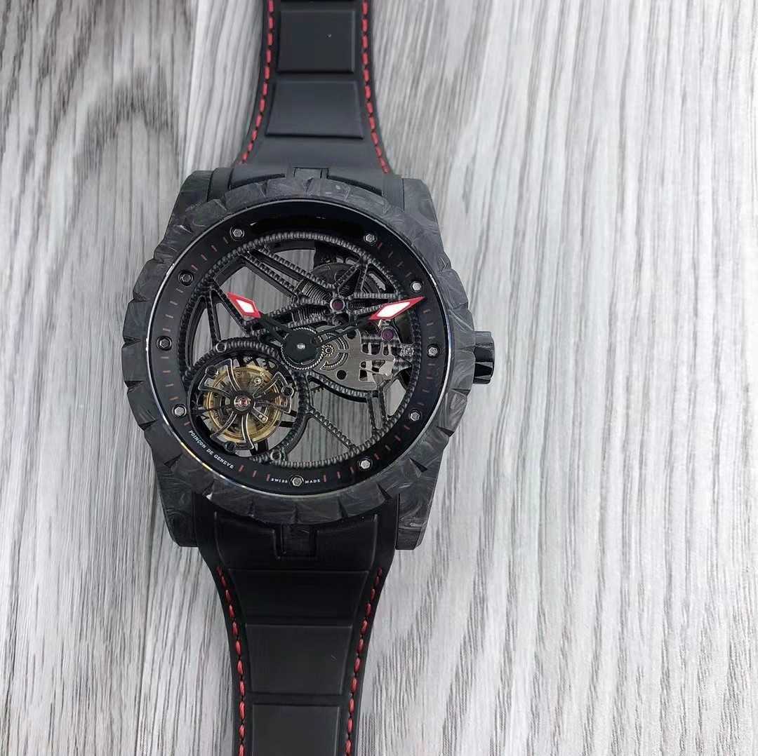 

Limited Edition SUPERCLONE Tourbillon Watch Wangzhe series brand watch carbon fiber tourbillon men's automatic mechanical, White