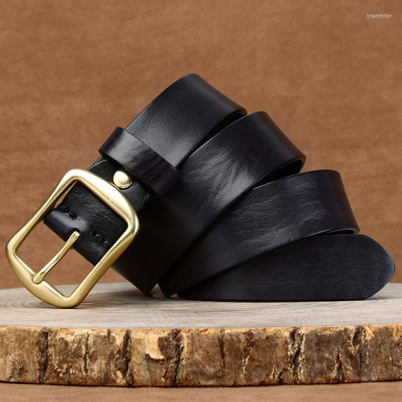 

Belts Top Cow Genuine Leather For Men Luxury Designer High Quality Vintage Style Coffee Black Red Brown Cowboy Male Belt G805