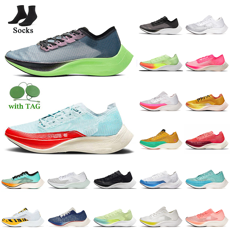 

Pegasus Sneakers ZoomXX Vaporfly Next% Knit Running Shoes Glacier Valerian Blue Pink Black White Metallic Silver University Gold Be True Barely Volt Trainers Sports, D36 be true 36-45