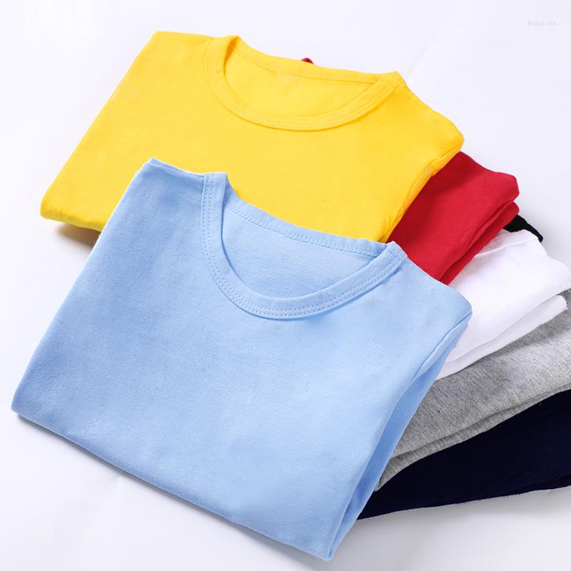 

Shirts Cotton Summer 16 Colors Solid Children T-shirt For Boys Girls Kids Tops Tees Baby Tshirts Blouse Clothes 12M 24M 2-9 Years, Yh-709