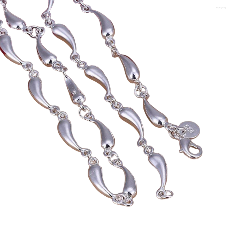 

Choker Women Silver Plated Necklace Stackable Minimalist Style For Girls NA