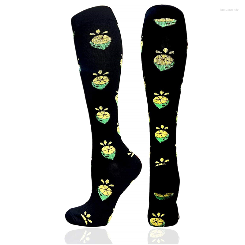 

Men's Socks Arrival Antifatigue Unisex Compression Crossfit Flight Travel Cycling Fit For Nurses Shin Splints, Ys012-18
