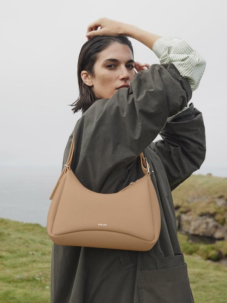 

totes bags French style new polene leather shoulder bag for women shipping bags female messenger bag dropshipping bag 50PE