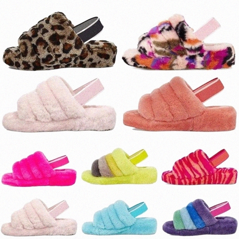 

2022 puffer australian womens Australia fluffy slippers slide designer slipper furry fluff yeah slides pantoufles fur luxury sandal zoom 31c8#