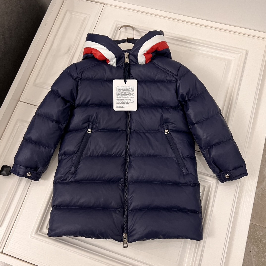 

coat kid designer baby clothe kids coats girl boy jacket hooded Fasion outwear warm winter -160cm, Black