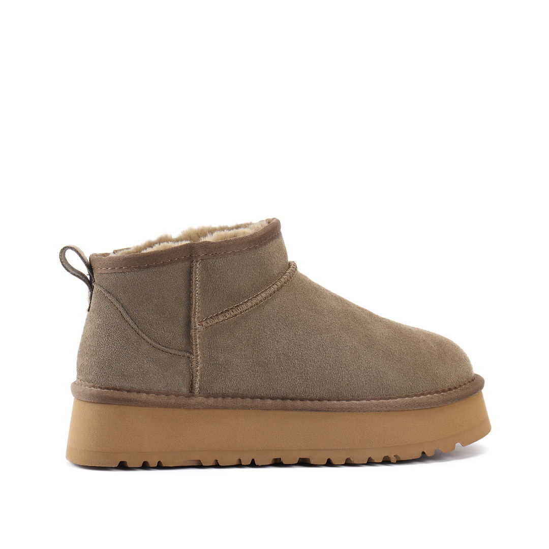 

ugglies boots Hot sell Aus Classic ultra mini snow boots slipper Ankle Sheepskin fur plush keep warm boots dustbag beautiful gifts Antelope Reindeer Color 0JV8, No shoes