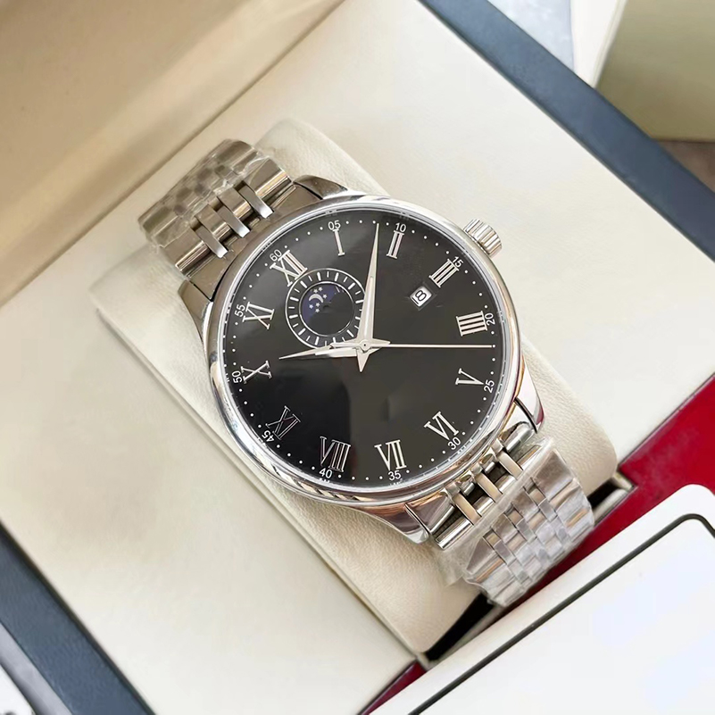 

NEW mens automatic mechanical ceramics watches 40mm full stainless steel Gliding clasp Swimming wristwatches sapphire luminous watch, Make up the difference link