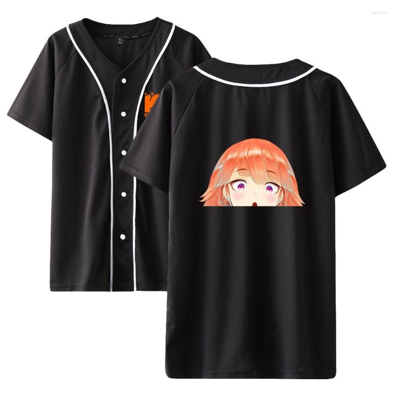 

Men's T Shirts VTuber Hololive Takanashi Kiara Baseball T-Shirt Harajuku Print Short Sleeve Tee For Men And Women Streetwear, Picture shown