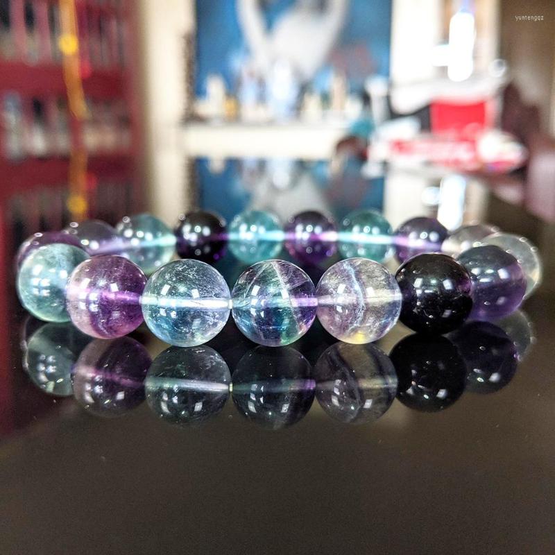 

Strand MG1126 High Quality 12 Mm Natural FLUORITE Bracelet For Men Grade Crystal Bead