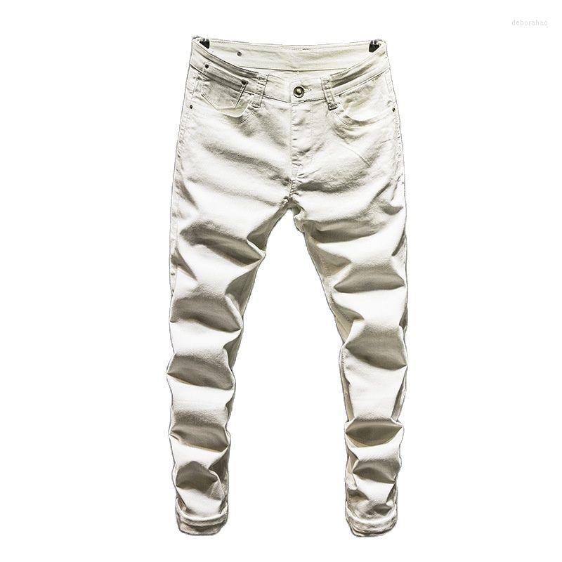 

Men's Pants 2022 Fashion Casual Cargo Stylish Designer Men's Youth Jeans Harlan Slim Stretch Straight Leg Denim Trousers, Sky blue