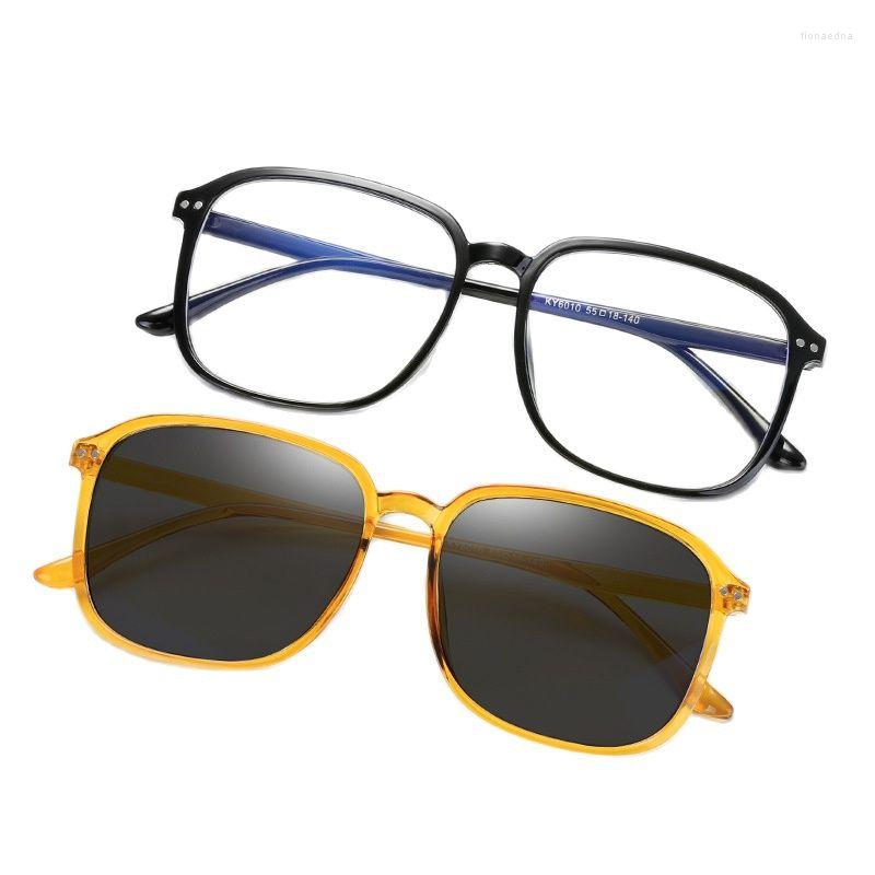

Sunglasses Frames Large TR90 Transition Eyeglassses Anti-blue Pochromic Eyewear Computer Nearsight Glasses Ultralight Frame