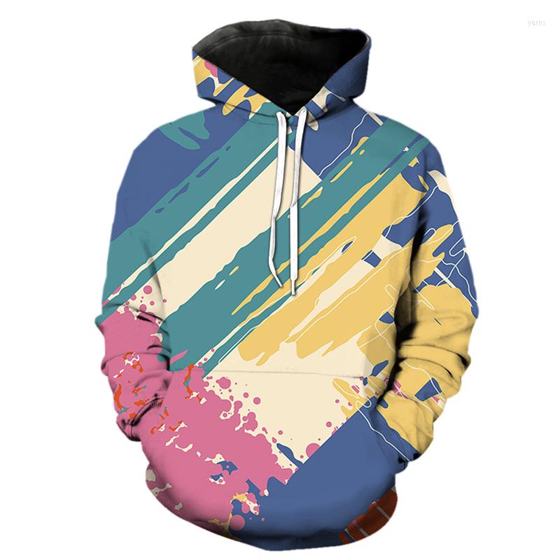 

Men's Hoodies 2022 Hoodie Art Graffiti Fashion Men Women Kids Streetwear Jumpers Colorful Geometric Sweatshirts