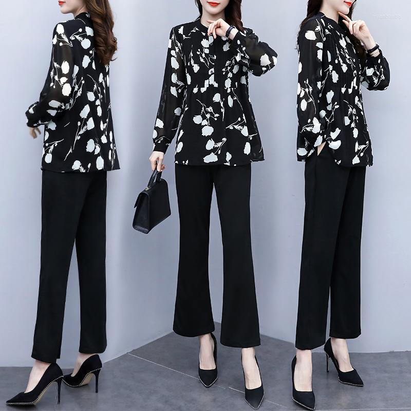 

Women's Tracksuits Spring Fashion Two Piece Set Top And Pants Pastel Suit Elegant Ensemble Femme Survetement Costumes For Women, As photo