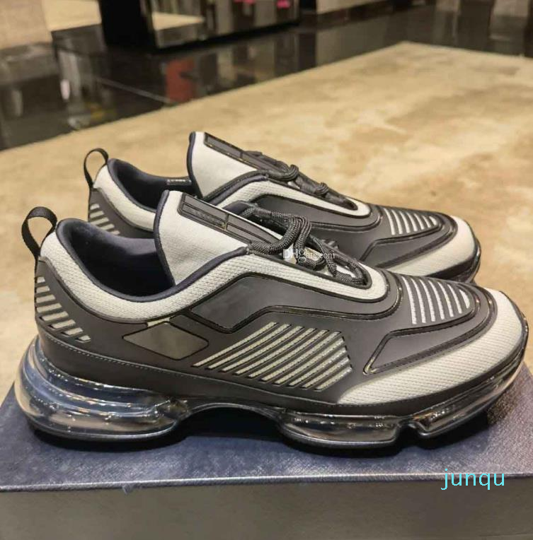 

Futuristic Design Cloudbust Air Sports Shoes Knit Technical Fabric Transparent Rubber Sole Men Sneakers Mesh Breathable Casual Trainer EU38-46