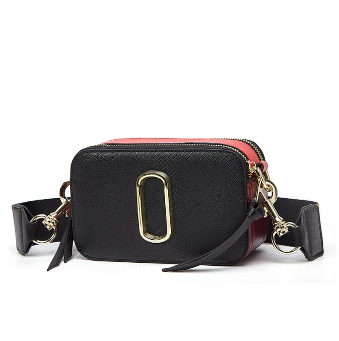 

womens mens snapshot High texture ladies bag Handbag Famous Camera designer Small Crossbody purse mini small Women Shoulder Bags Messenger cross body 20/7/12cm, Black