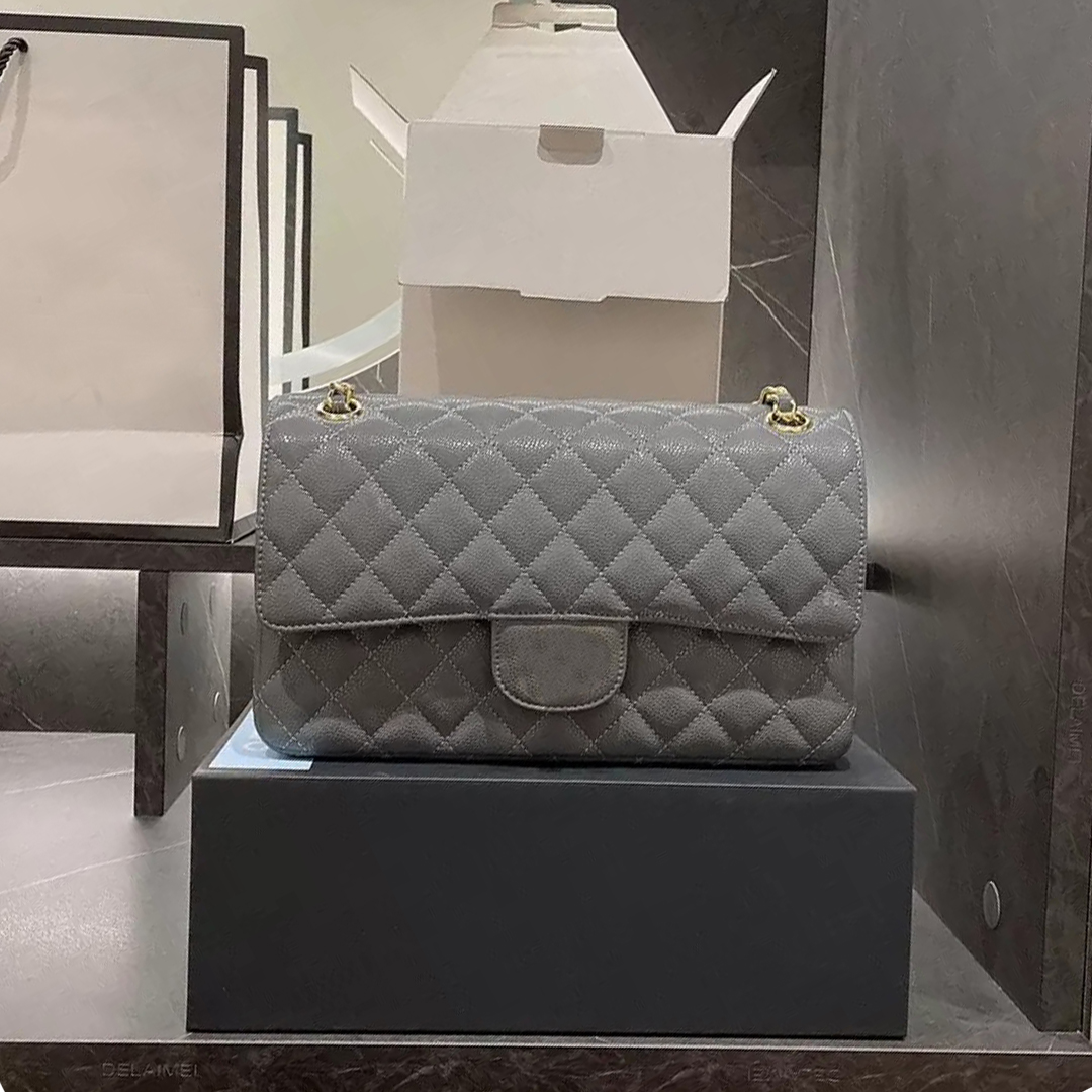 

Shoulder Bags Gray Designer Casual Shopping Wallet Classic Handbag Women Chain Crossbody Handbags Lady Purse Fashion Camera Bag Womens Envelope Bags BG488-4