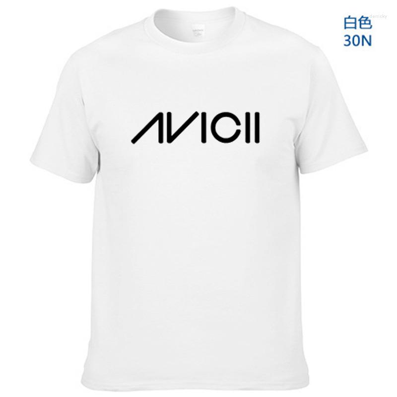 

Men' T Shirts Cotton Funny AVICII Print Men Tshirt Casual Short Sleeve Shirt O-neck Summer T-shirt Male, Black