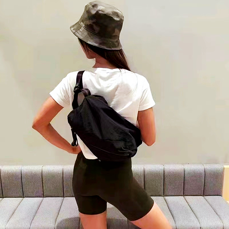 

lulul Style Fast Track Waist Bags Crossbody Bag Single shoulder Carrying 9L Chest Bag Multiple recitations Waterproof Solid Sports Yoga Travel Bagss luxurybags886, Pink