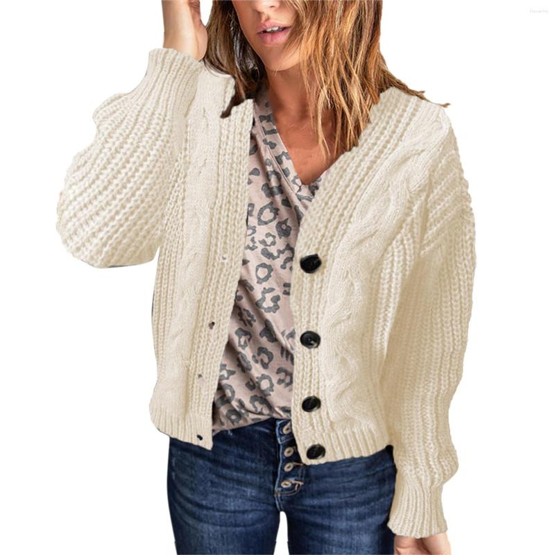 

Women' Knits Cardigan For Women Autumn Knitted Sweater Hollow Out Green Button Down Outwear Clothes Ladies 2022, B-grey