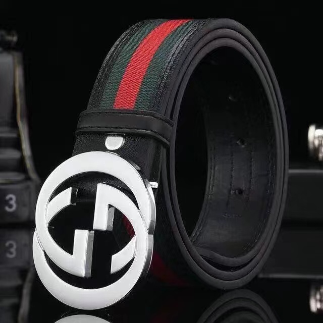 

Mens Designer Belt for Men Luxury Fashion business Belts Womens ceinture Black Metal Buckle Waistband cintura gucci guccie gg G0019B19, 3.7cm