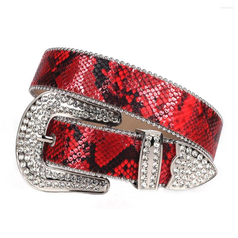 

Belts Western Red Plain Belt Cowgirl Cowboy Rhinestones Quality Studded Rhinestone Buckle For Jeans Waistband Cinturones, Black