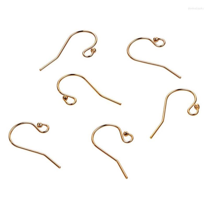 

Dangle Earrings 3 Pairs 14K Gold Filled Earring Hooks Ball End Wires Findings For DIY Jewelry Making