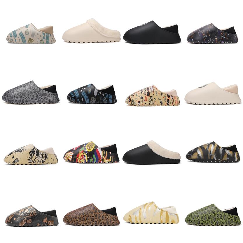 

Women man Furry Slippers Fluffy Faux Fur Slippers Designer Shoes Warm Indoor Flip Flops Fashion Anti-Slip Female Slides size36-46, Customized