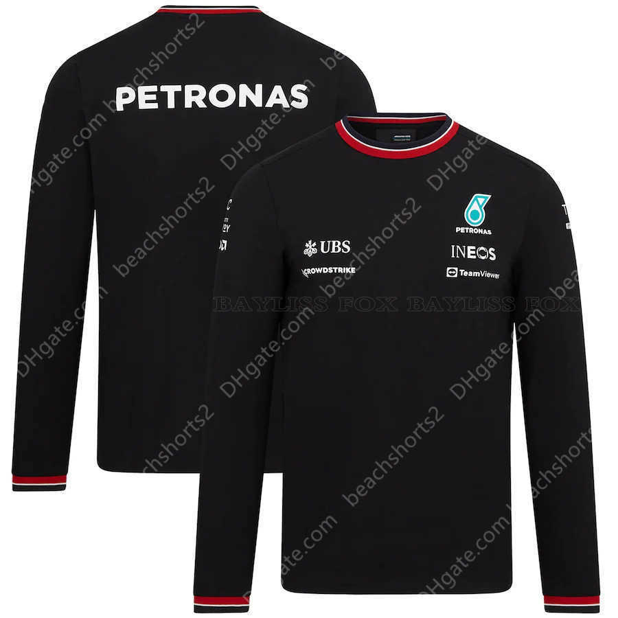 

T Shirt for Mercedes Benz T-shirt Petronas Motorsport F1 Team Summer Quick-dry Breathable Long-sleeves Jersey Anti-uv Do Not Fade, 2022 white