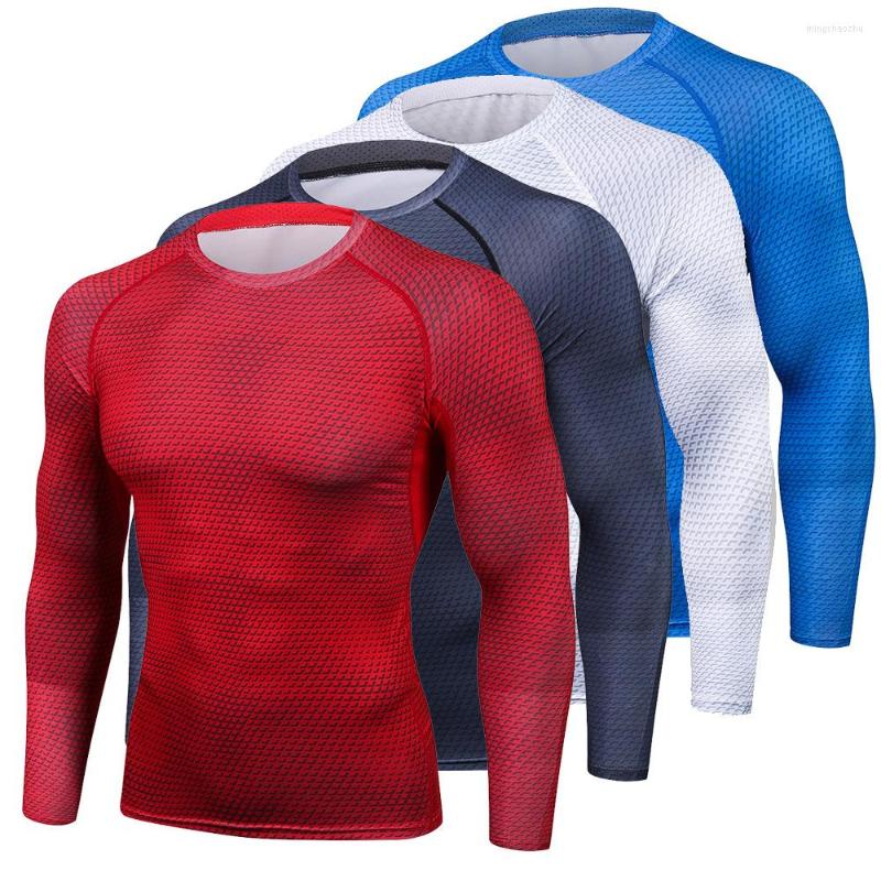 

Racing Sets Outdoor Thermal Underwear Men 3D Print Thermo T Shirt Sports Quick Dry Pajamas Blouses Cycling 2022, White