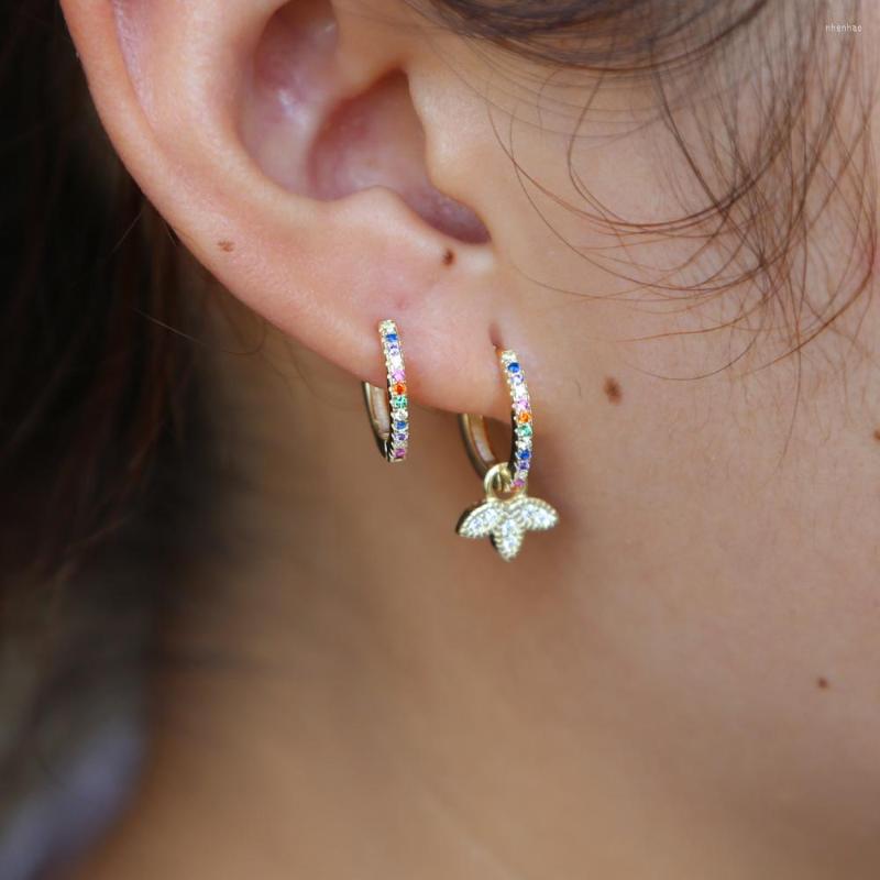 

Dangle Earrings Fashion Jewelry 925 Sterling Silver Earring For Women Cz Hangling Drop Stone Pendientes Mujer Earing