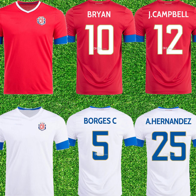 

2022 Costa Rica home away soccer jerseys centenary 22 22 Special edition Allan Cruz Joseph Mora Randall Leal Joel Campbell BRYAN Calvo football shirt WORLD CUP