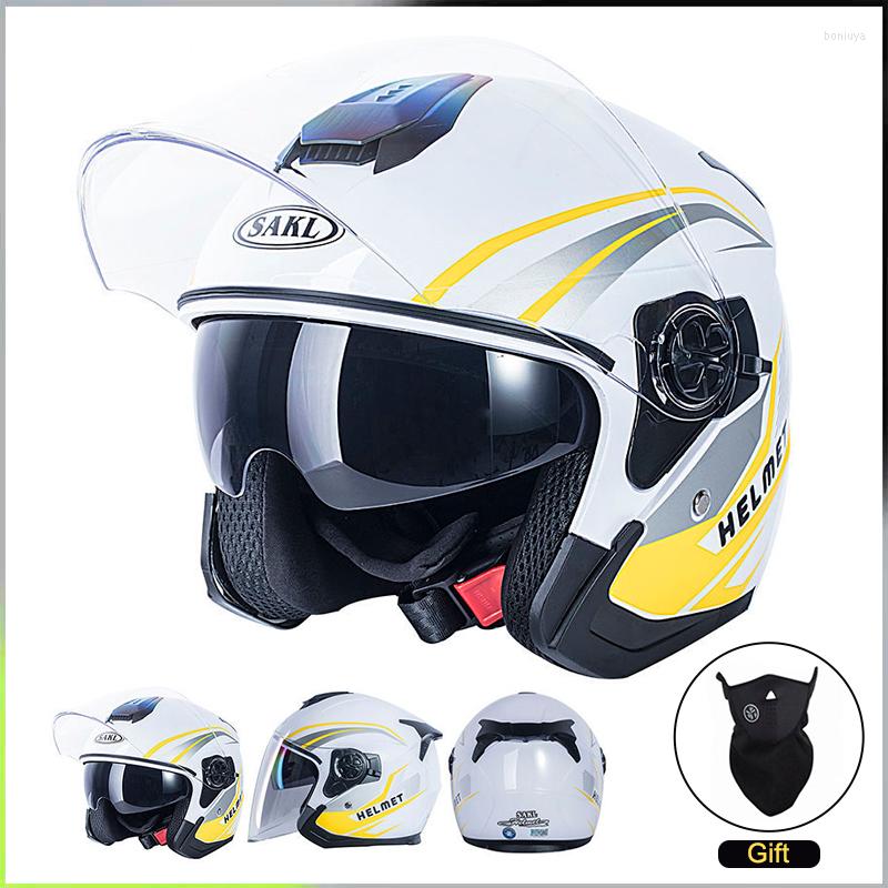 

Motorcycle Helmets Unisex Helmet Dual Lens Used For Scooters, 10