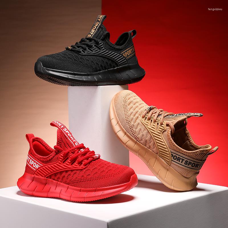 

Athletic Shoes Kids Breathable Mesh Children Runing Sneakers Comfortable Non-slip Boys Outdoor Casual Sports Footwear