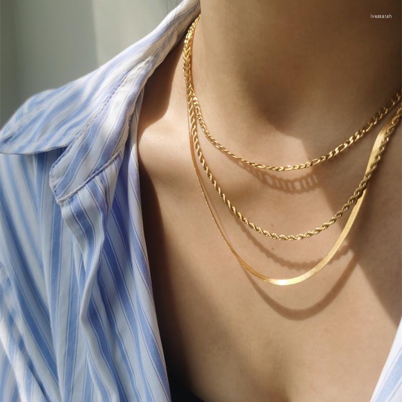 

Chains Timeless Wonder Titanium Triple Pave Choker Necklace For Women Designer Jewelry Gothic Kpop Ins Gift Party Egirl Top 2644