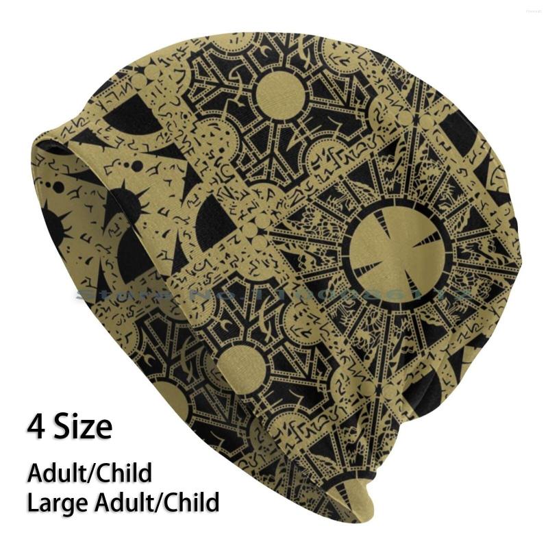 

Berets The Puzzlebox Pattern Beanies Knit Hat Puzzles Puzzle Box Lament Configuration Hellraiser Hellpriest Hell Priest, Adult scarf mask