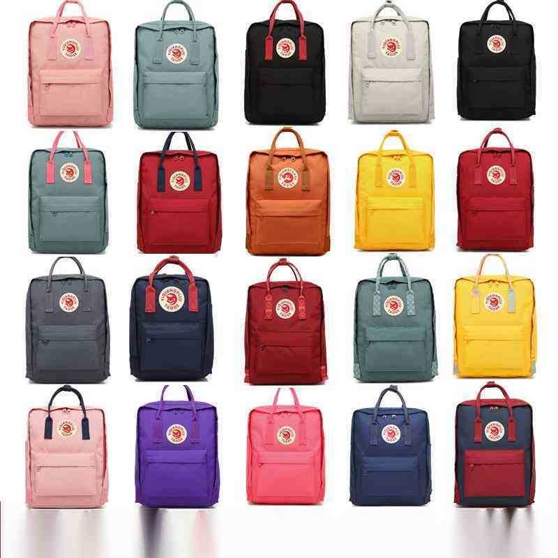 

FjallravanNew Arctic Fox Backpack Female Backpack tudent choolbag Travel Waterproof ail Bag Kanken Computer Mommy Bag Freehipping wm, Foggy grey