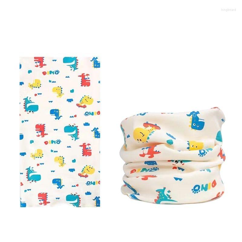 

Scarves Multi Color Dinosaur Children Scarf Autumn Kids Neck Boys Girls Collar Warm O Ring Magic Neckerchief