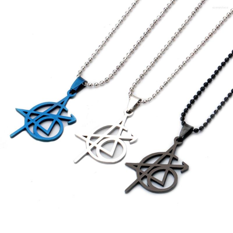 

Pendant Necklaces Movie Jewelry Fashion Stainless Steel With Beaded Chain For Women Men 10pcs/lot