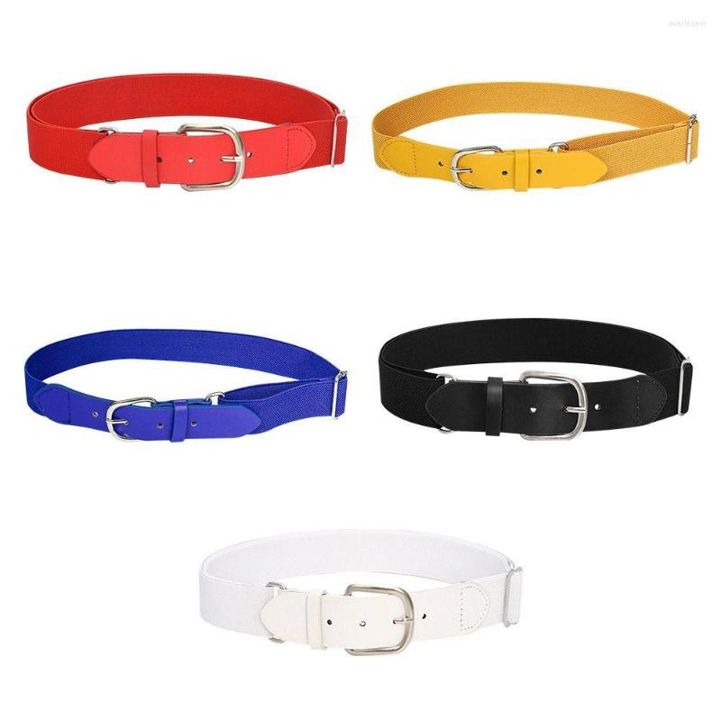 

Belts High Quality Outdoor Sports Belt Casual Children Elastic WaistBelt Baseball Waistband Waiststrap, Red