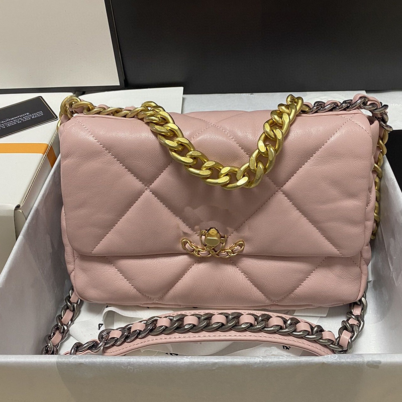 

10A Pink designer tote bag Handbag luxury Crossbody Bags Chain Shoulder Purse Women Real Leather Classic CC 19 flap the totes bag top quality clutch Wallet 26CM/30CM, Contact me