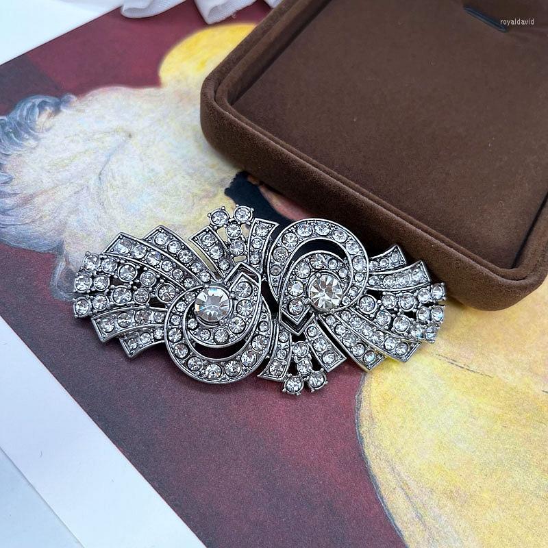 

Brooches Vintage Crystal Pins Decoration Accessories Art Deco Jewelry For Women