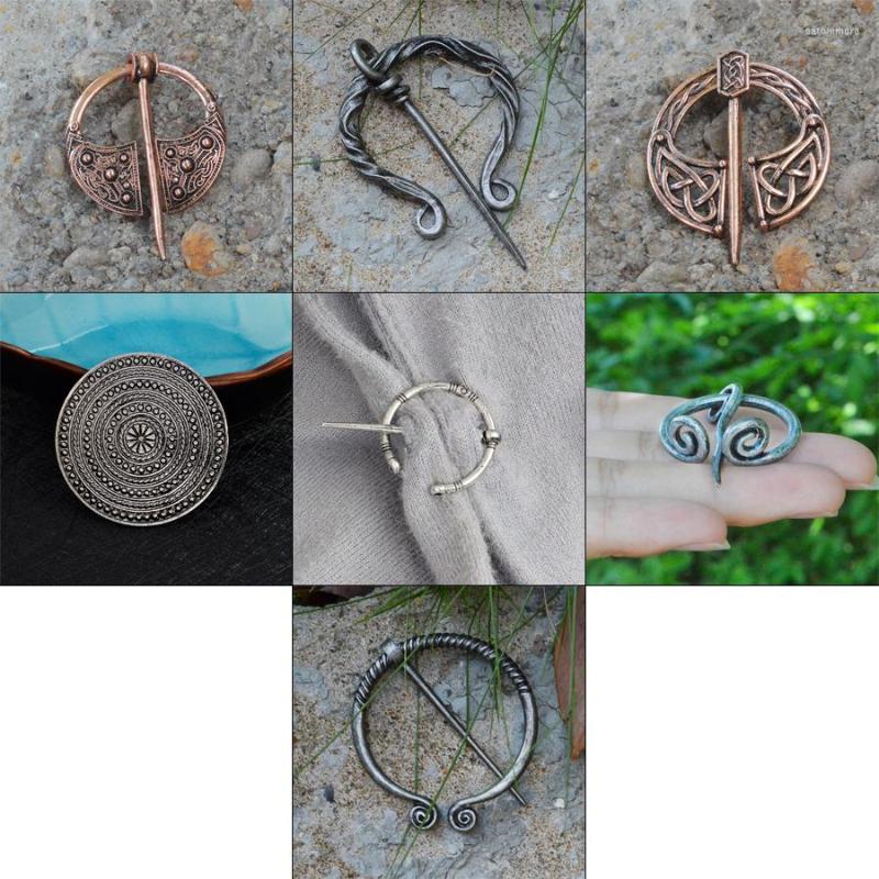 

Brooches Viking Brooch Collection Vintage Penannular Shoulder Shawl Scarf Clasp Cloak Pin Medieval Jewelry Norse Metal Badge