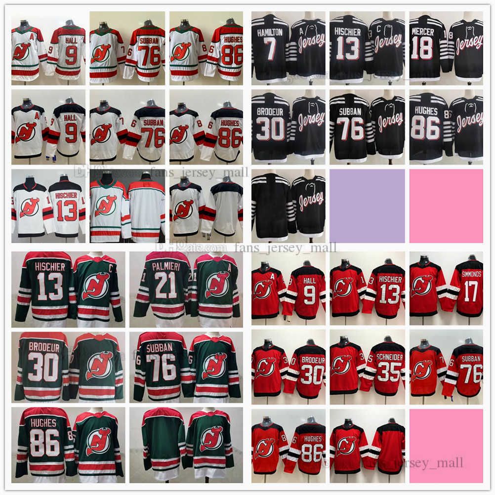 

CUSTOM Embroidery Ice Hockey Jeresys 86 Jack Hughes 76 PK Subban 17 Wayne Simmonds 18 Dawson Mercer 13 Nico Hischier 21 Kyle Palmieri 30 Mar, Same as picture