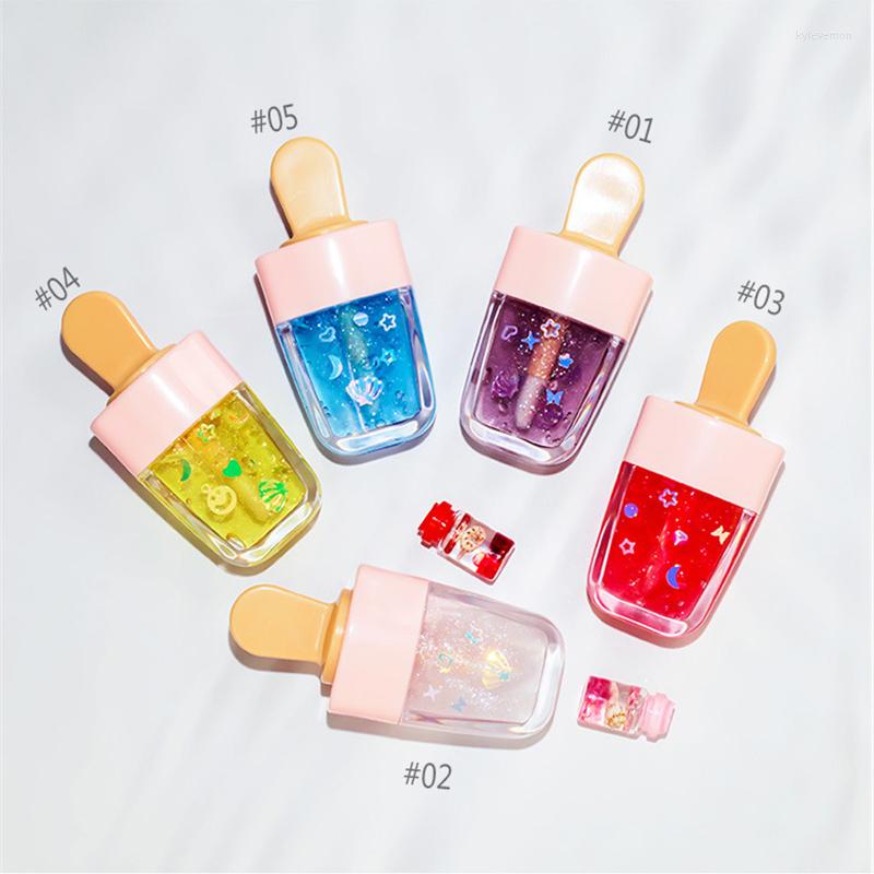 

Lip Gloss Ice Cream Glaze Waterproof Mirror Liquid Lipstick Colorless Cosmetic Glitter Lipgloss Candy Color Oil, 03