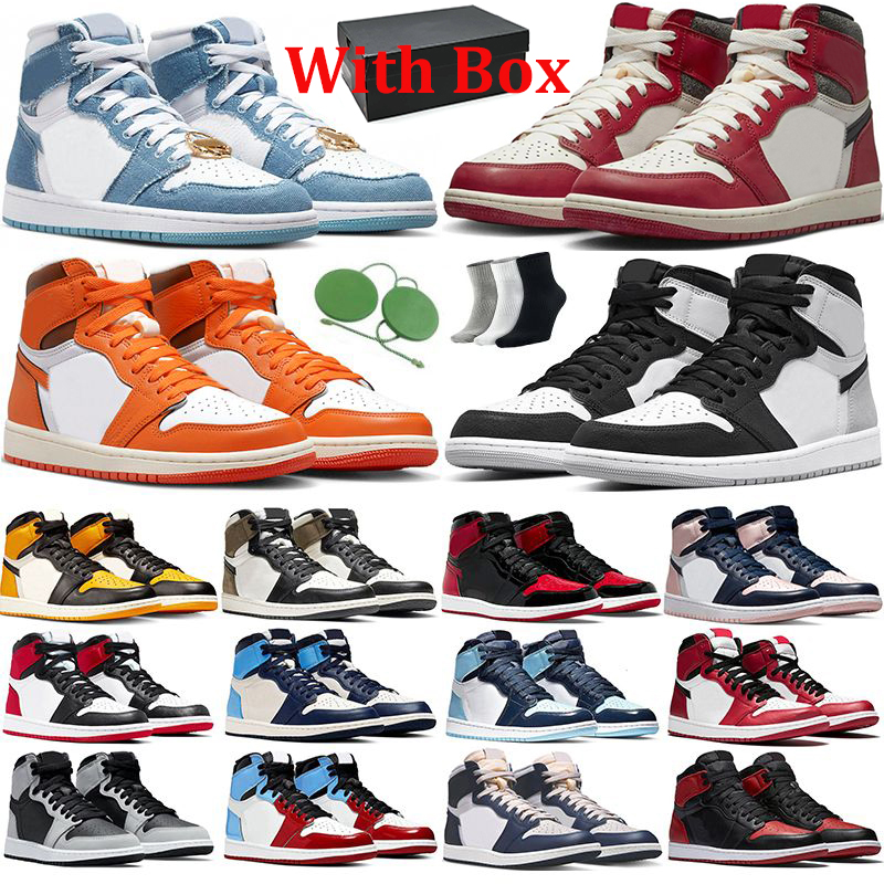 

jumpman 1 1s Basketball Shoes Denim Starfish University Blue Stage Haze Taxi Dark Mocha Bred Patent Atmosphere Fearless Shadow 2.0 Obsidian, Ts