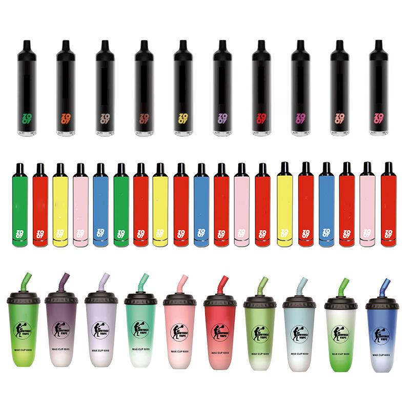

zooy 5000 e cigarette 6000 puff disposable vape pen Pre Filled Pods Vapes Cartridge 600mah rechargeable battery 16ml 50mg savage max cup elux legend crystal elfbar