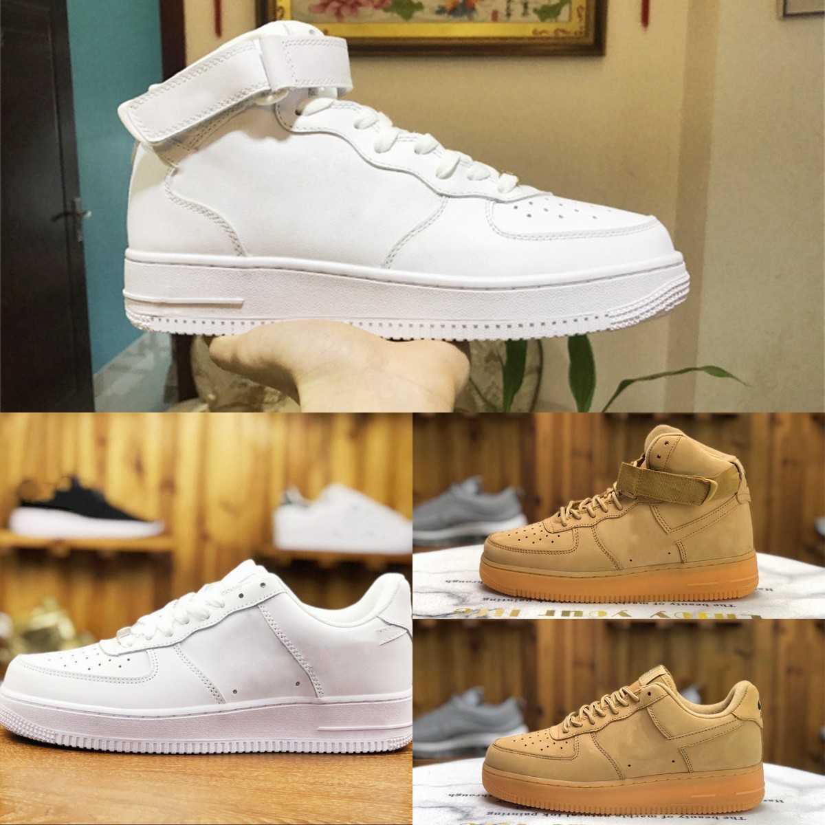 

Designer 2023 New FoRcEs Outdoor Men Low Skateboard Shoes Discount One Unisex Classic 1 07 Knit Euro Airs High Women All White Black Wheat Running Sports Sneakers S01, Please contact us
