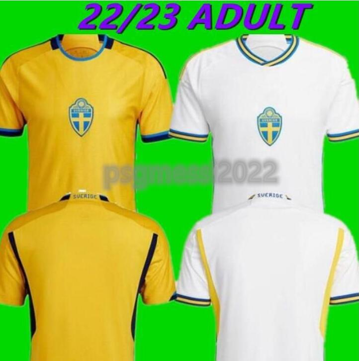

22 23 Sweden IBRAHIMOVIC soccer Jerseys 2022 2023 KALLSTROM LARSSON Home Away Football Shirt Retro 1994 National Team TOIVONEN EKDAL BERG Uniforms Men S-XXL 666