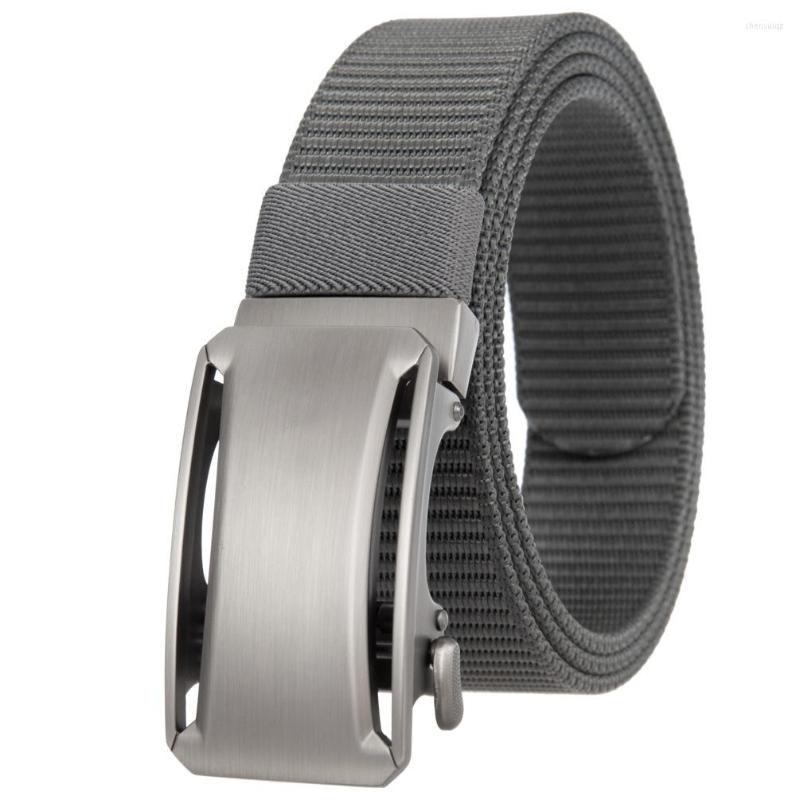 

Belts Men's Nylon Strap Toothless Buckle Male Waistband Belt Fabric Military Outdoor Tactical Army Style, Black